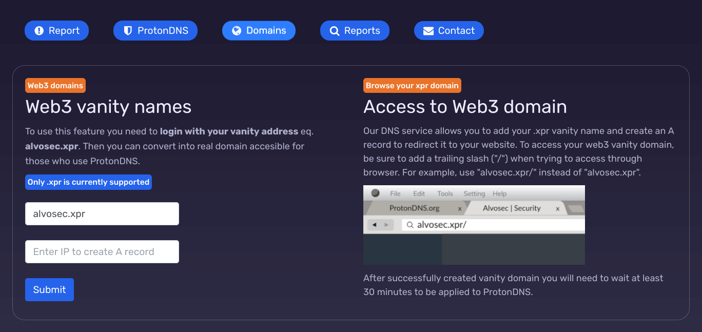Elevating XPR Network Vanity Names with *.xpr.name Alvosec